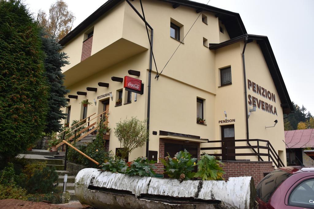 Penzion Severka Smržovka Exteriör bild